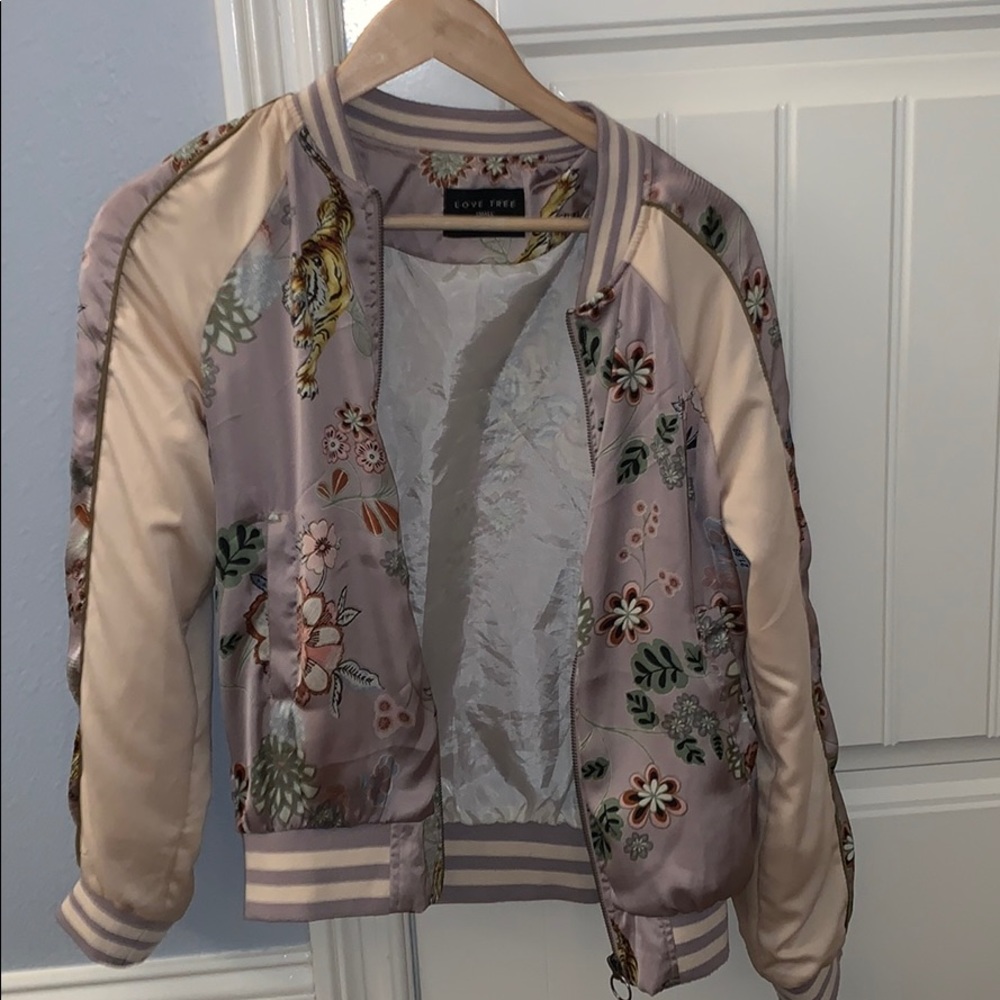 Love tree bomber jacket